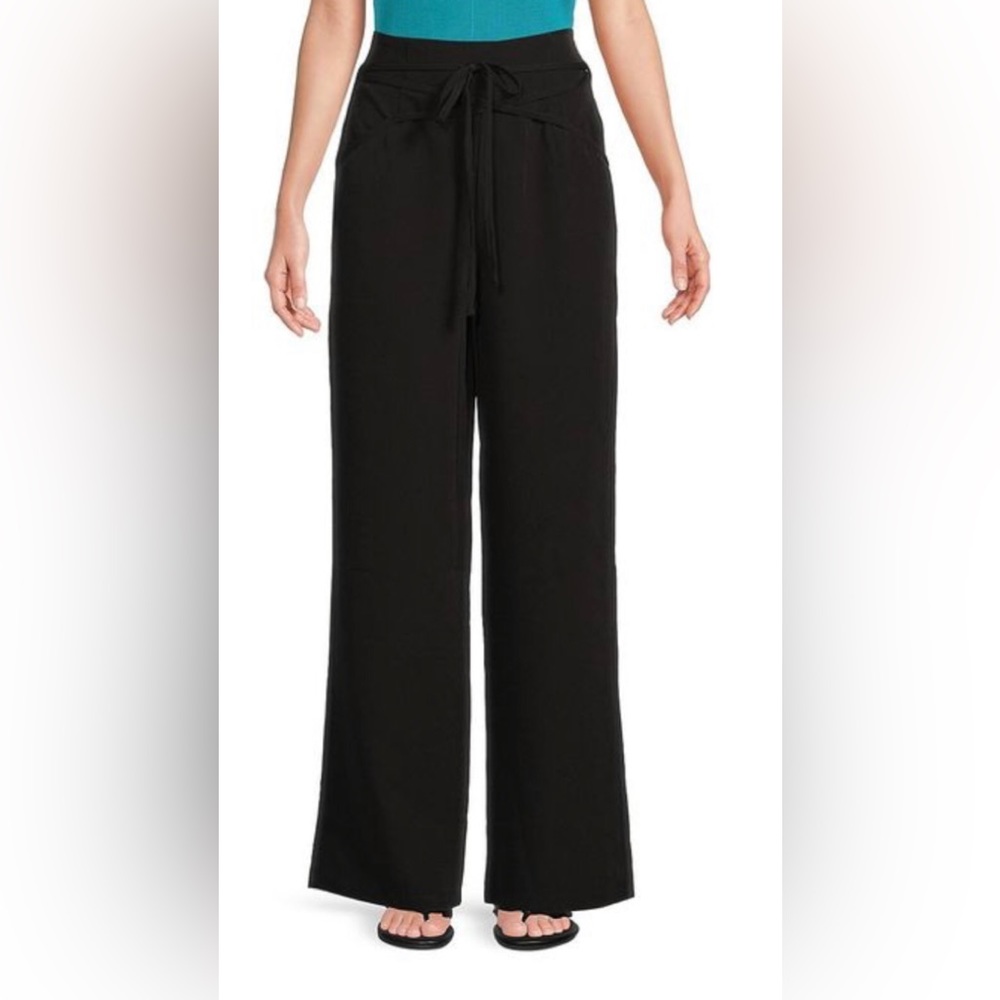 NWOT High waisted wide leg pants. SZ L